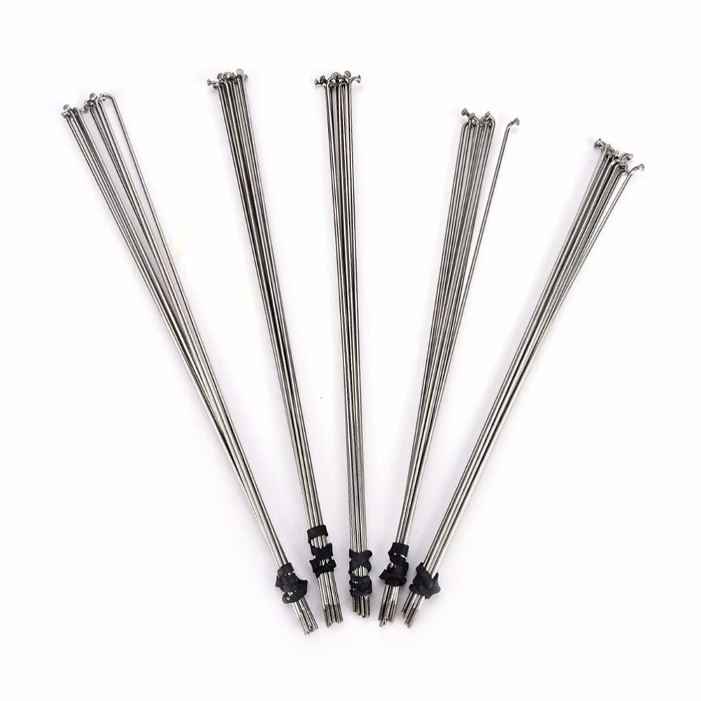 Bicycle Spokes Bicycle Parts Bike Accessories 10Pcs Mountain Road Bike Steel 14G 253~290mm
