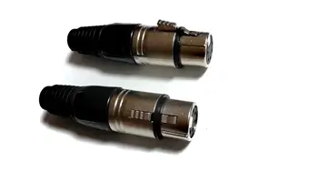 

10PCS 5 Pin XLR Female Socket Solder CONNECTOR for Microphone Cable