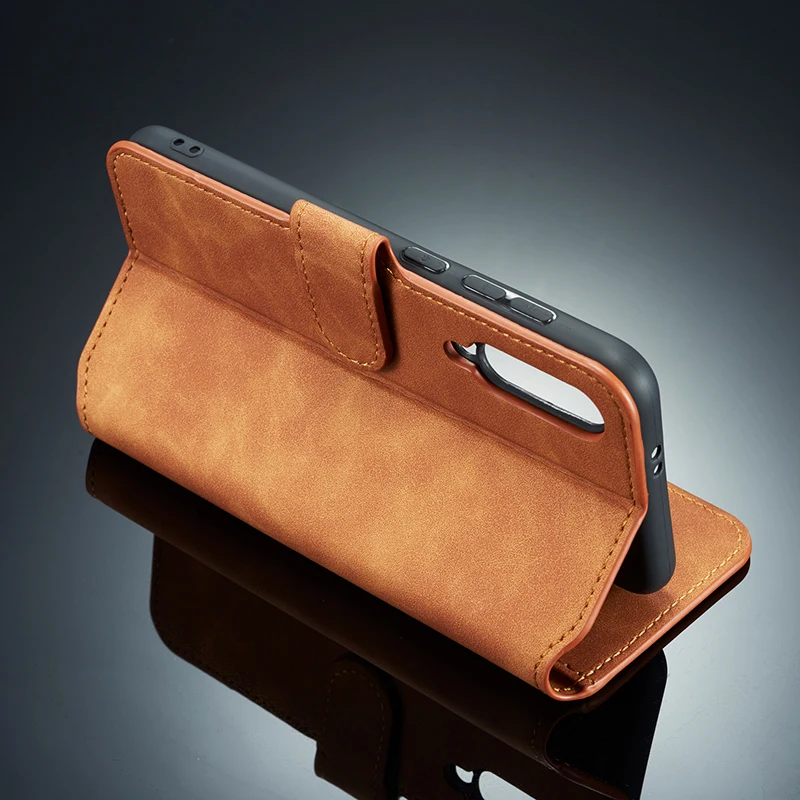 DG. مينغ الوجه الرجعية محفظة جلدية حقيبة لهاتف سامسونج غالاكسي A50 A10 A20 A30 A40 A50 A70 حافظة للبطاقات فتحات حامل حامي خزانة DG. مينغ الوجه الرجعية محفظة جلدية حقيبة لهاتف سامسونج غالاكسي A50 A10 A20 A30 A40 A50 A70 حافظة للبطاقات فتحات حامل حامي خزانة