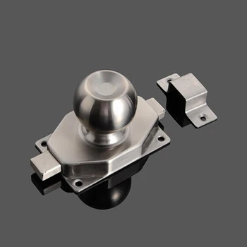 

Slide Latch Lock Door As Secondary Gate Guard For Security Clasp Sliding For Home Hotel Office Garden Reinforced Stainless Steel