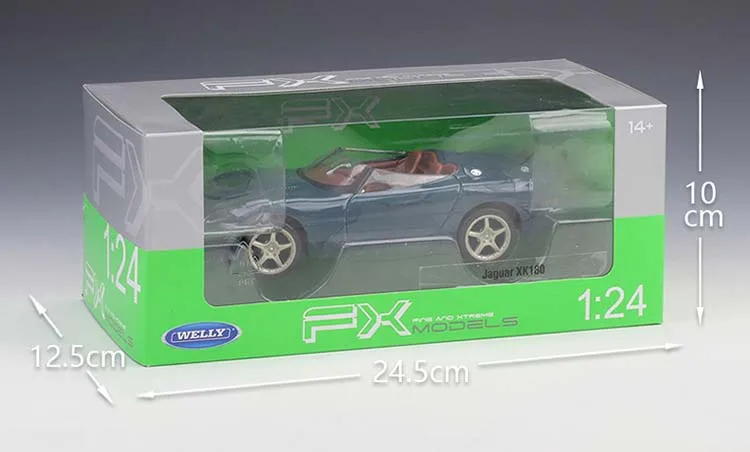 Welly литье под давлением 1:24 JAGUAR XK180 Roadster Simulator Классическая Металлическая Модель автомобиля игрушечный автомобиль из сплава спортивный автомобиль для детей подарочная коллекция