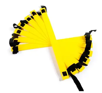 

Wholesale 10pcs/lot 3Meter 6 Rung Soccer Speed Football Fitness Feet Training Agility Ladder