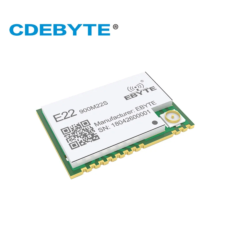 E22 900M22S Ультра низкое потребление новый чип SX1262 850 ~ 930 МГц 160 МВт IPX печать антенна