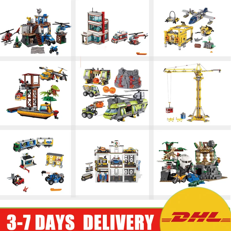 

Lepin City series Blocks Bricks 02005 02006 02008 02009 02010 02012 02020 02022 02038 02039 02042 02052 02061 toys children gift