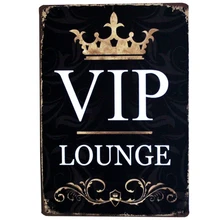 [Mike86] VIP металлическая банка знак Винтаж плакат паб Главная украшение партии 20*30 см aa-426