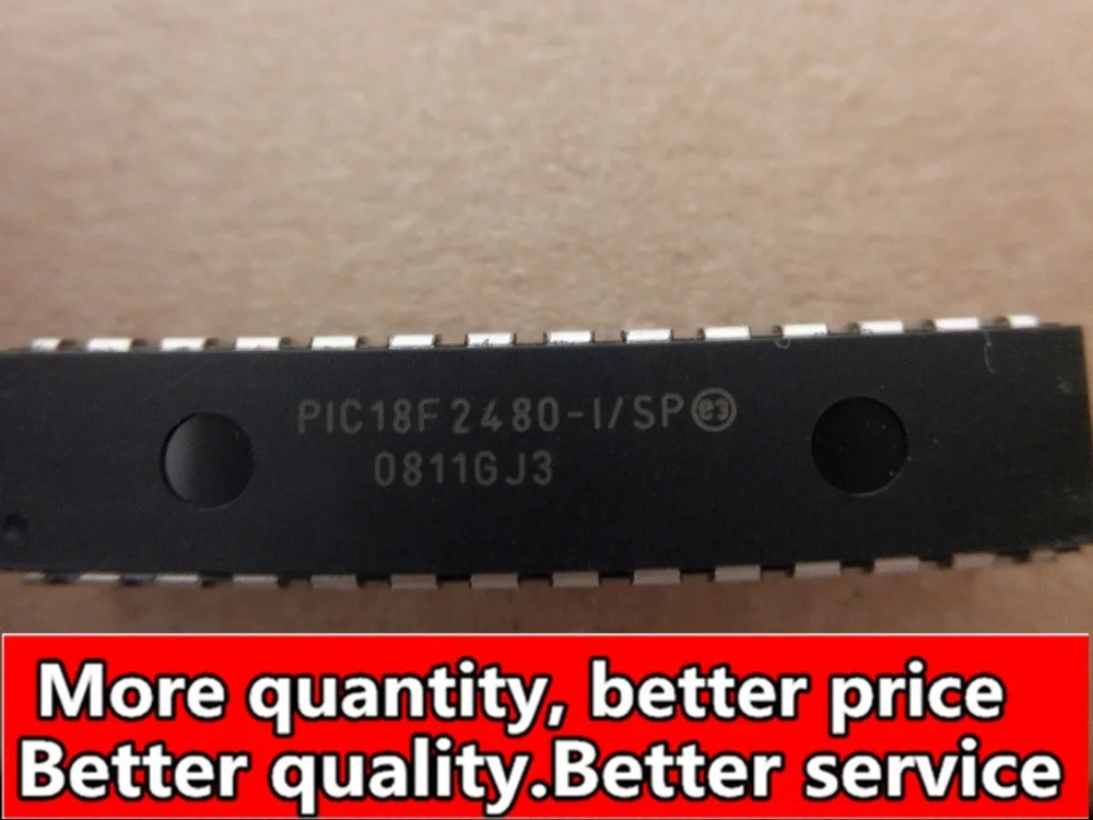 1 шт./лот PIC18F2480-I/SP PIC18F2480 DIP-28 goodquality | Электроника