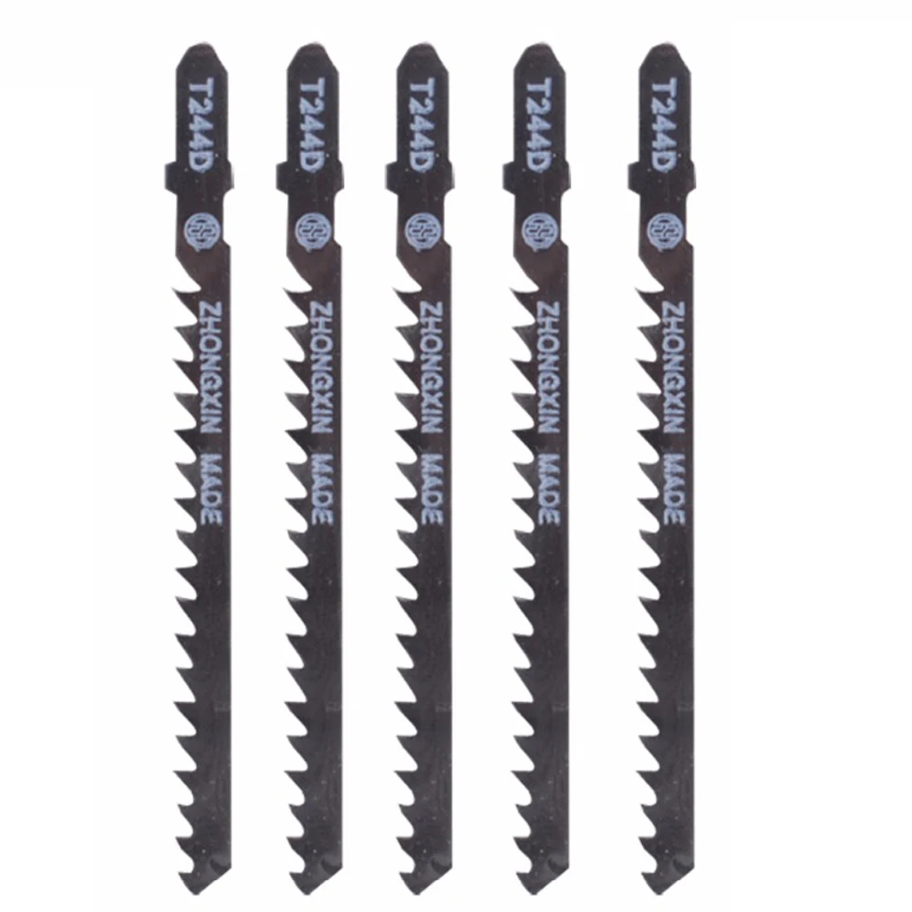 5 Pieces/set 4" 10cm 5 6 PRO TPI, HCS T Shank Jig Saw Blades For Curved