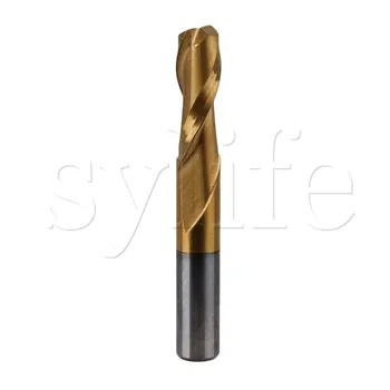 

Titanium Coated Solid 45x6mm CNC Two Flute Carbide Spiral Router Woodworking