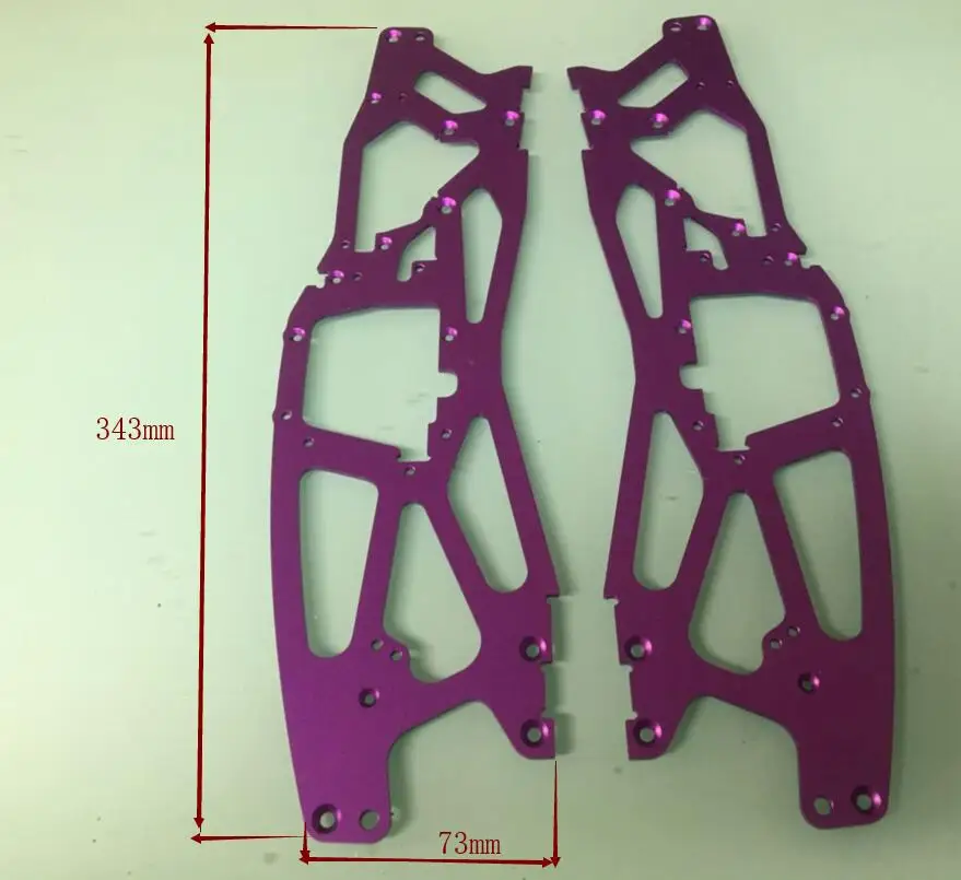 

1/8 Off-Road Monster Buggy Lengthen Side Plate Set For HPI SAVAGE XF 4.6 5.9 FLUX