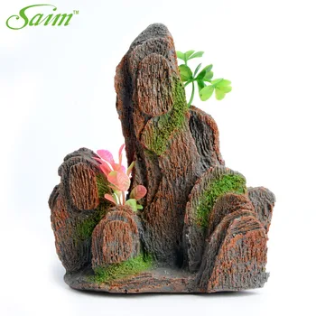 

Aquarium Fish Tank Fake Mountain Rockery Stone for Aquarium Decoration Resin Cave Stone Fish Tank Landscape Ornaments Acuaior