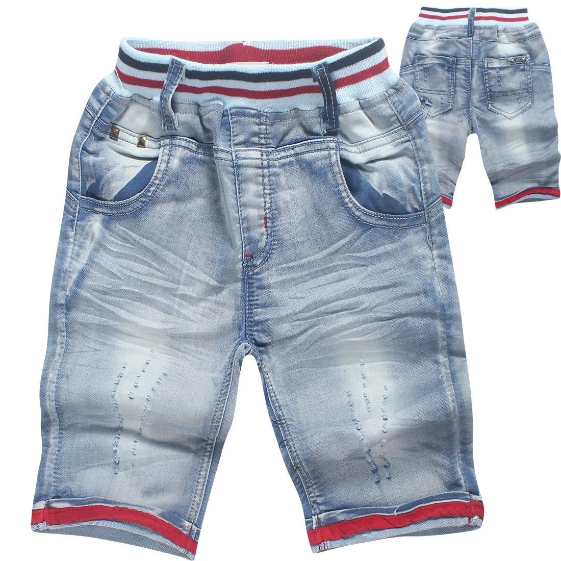 2018 Spring Children's Pants boys Girls ripped jeans Broken Hole Wash jeans for Children clothes fashion girls teens denim pants ripped zipper fly denim jeans
