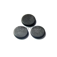 100 шт/лот Rfid бирка 125 кГц бесконтактная RFID карта водонепроницаемая моющаяся 28 мм диаметр черная Rfid бирка для стирки одежды