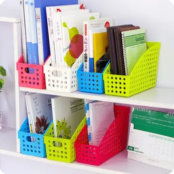 

Thickening Rectangle Plastic Storage Basket Desktop File Storage Baskets