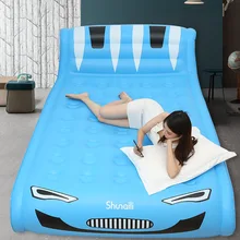 Новая Большая надувная кровать для дома, двойная надувная кровать, надувной матрас, утолщенный портативный надувной матрас, надувная кровать для отдыха на открытом воздухе, надувная кровать для кемпинга, уличный коврик