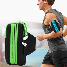 For 5-5.5 inch Mobile Phone Arm Band Hand Holder Case Gym Outdoor Sport Running Pouch Armband Bag For iphone se 5s x 7 plus 8 6s rotatable running bag phone arm case waterproof armband sport wrist bag belt key holder pouch for samsung iphone 8 x 4 6 inch