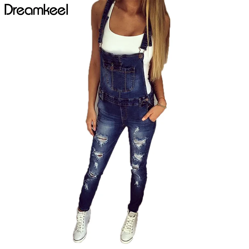 

Womens Denim Jumpsuits 2019 Summer Overalls Sexy Jeans Office Casual Hole Pocket Spring Autumn Rompers Bodysuit Y