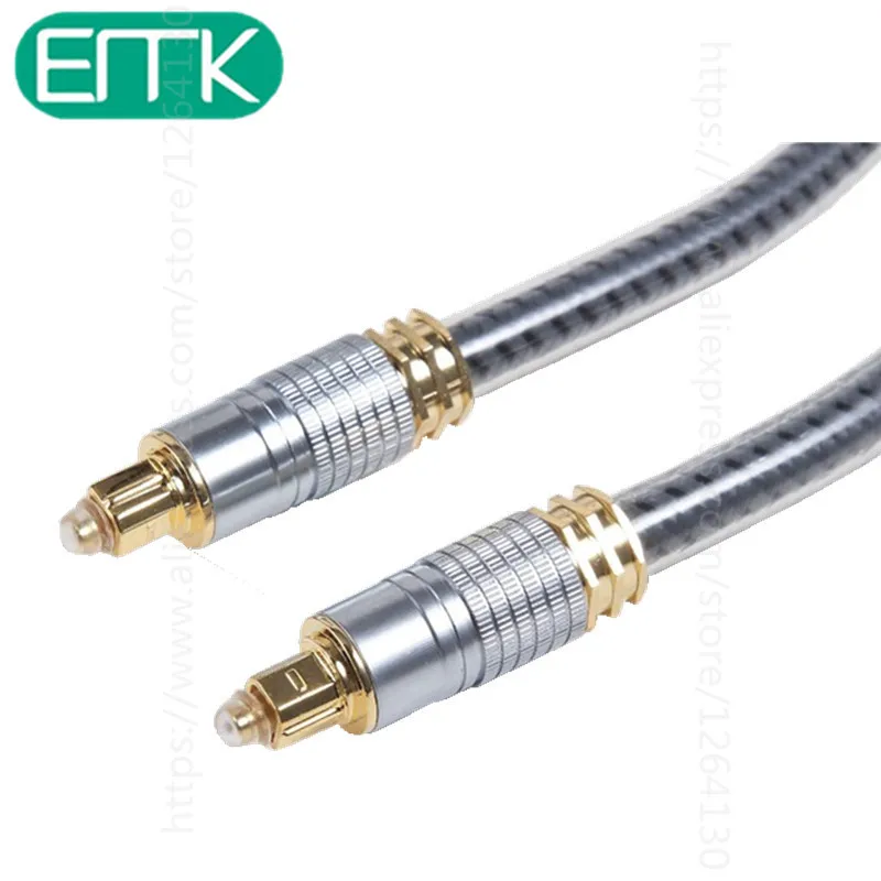 5m 15FT Digital Optical Optic Fiber Toslink Male Audio Cable Cord OD