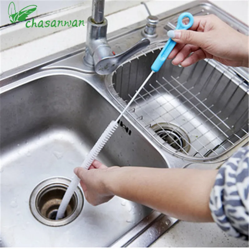 Us 2 63 30 Off New 1pcs Flexible Cleaning Brush Sink Overflow Drain Kitchen Accessories Kitchen Tools Cooking Utensils Detergent Hair Removal Q In