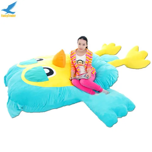 Fancytrader Giant Plush Soft Stuffed Owl Sofa Bed Beanba Sleeping Bed Mattress 2 Colors, Nice Gift FT90901 (5)