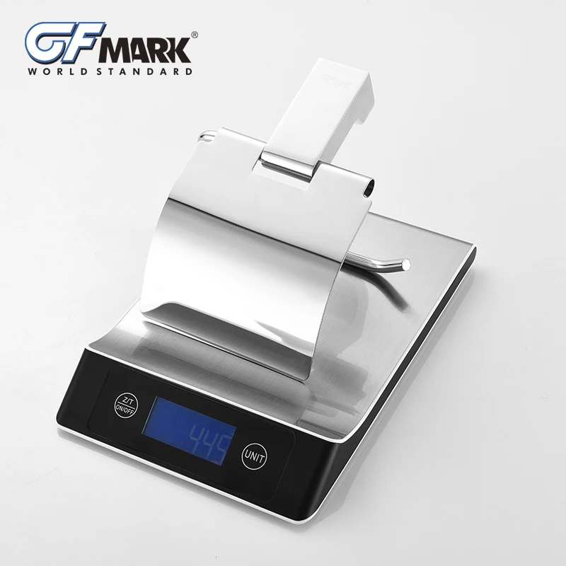 Держатель для туалетной бумаги GFmark хромированный настенный держатель с крышкой