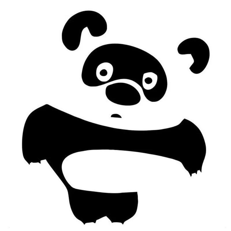 10 11CM PANDA Cartoon Car Sticker Decals Personalized Cute Panda Decorative Stickers Motorcycle Car Decals C2