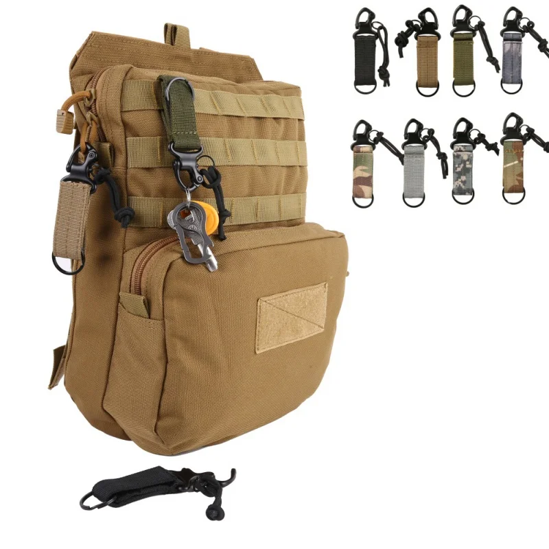 Brand 600D Nylon Tactical Backpack Key Hook bing Buckle Hanging