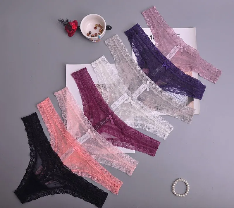 

5xl big size women black color sexy underwear ladies underwear panties lingerie bikini ear pants/ thong/g-string 1pcs/lot ac124