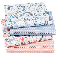 Саржевая хлопчатобумажная Лоскутная Ткань для кукол DIY с принтом оленя, ткань для малышей и детей, материалы ручной работы C92