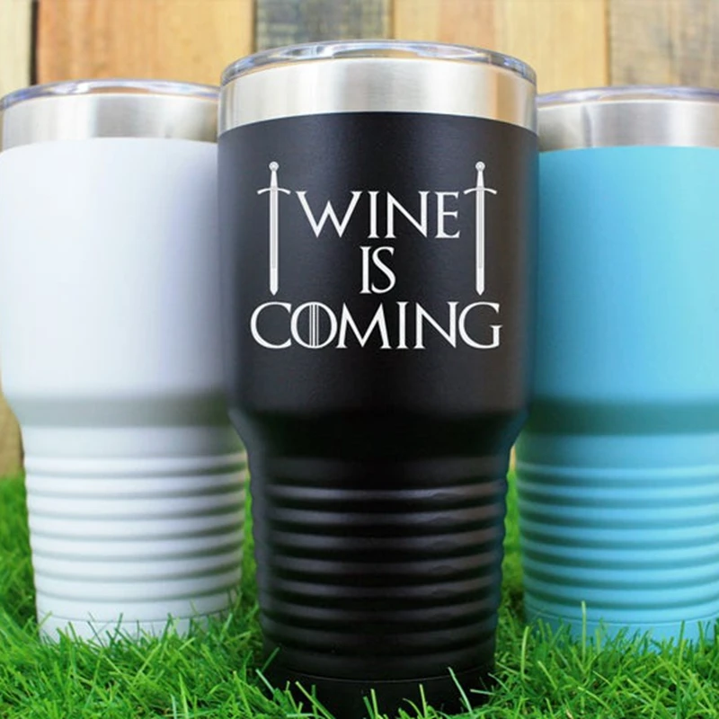 Game of Thrones Funny Vinyl Christmas Glass Decal Sticker Set