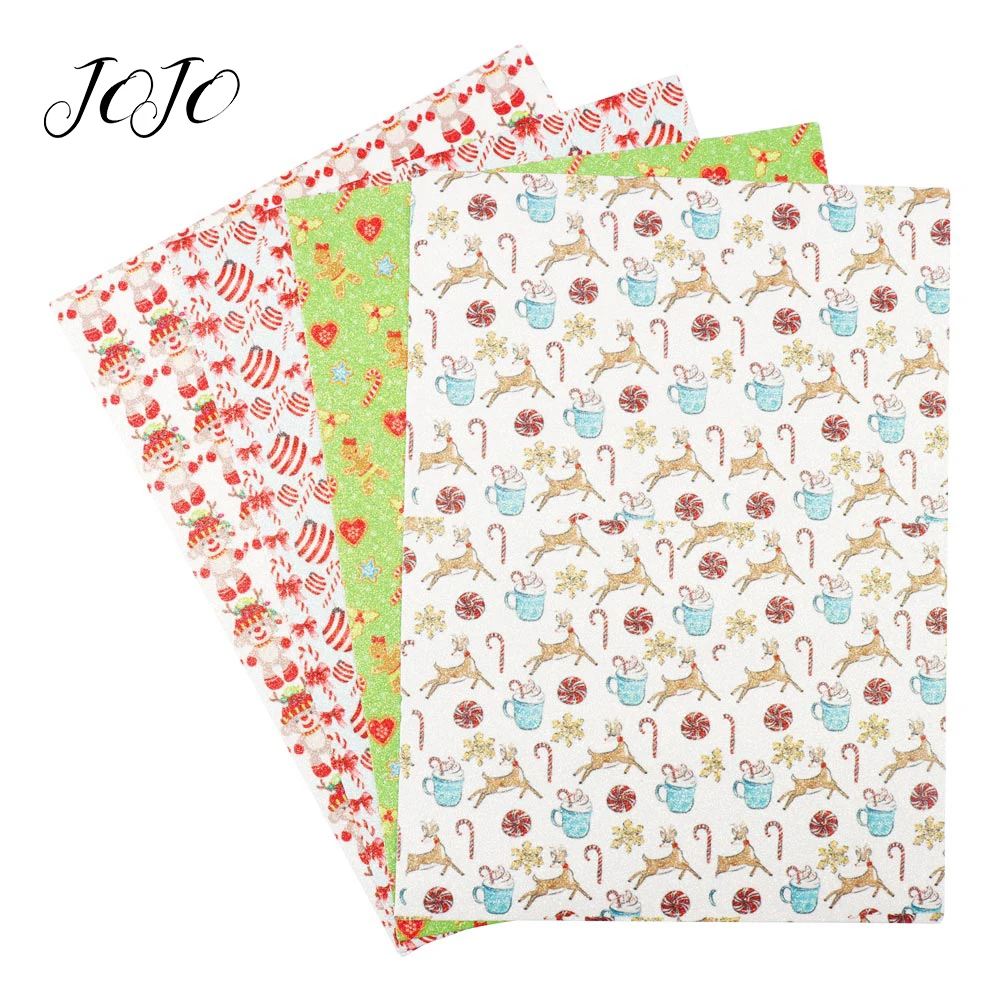 

JOJO BOWS 22*30cm Thin Glitter Fabric For Dress Printed Sheets For Clothing Needlework Materials Garment Sewing Cloth DIY Crafts