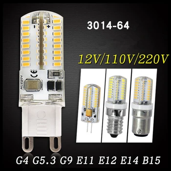 

2PCS G9 E14 LED Lamp Mini LED Bulb AC220V AV110V DC 12V SMD3014 Spotlight Chandelier High Quality Lighting Replace Halogen Lamps