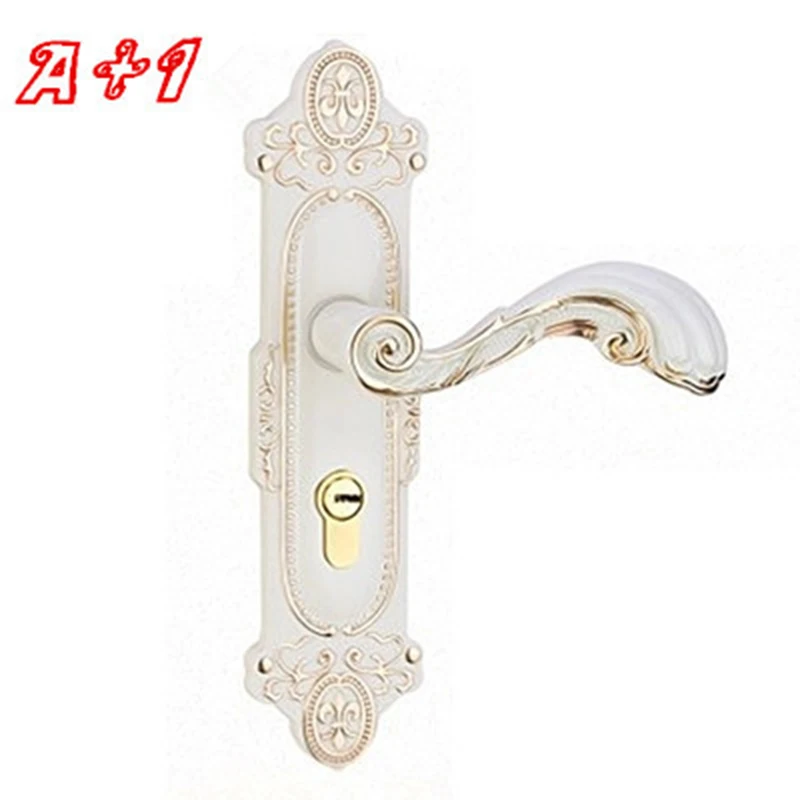 Modern zinc alloy door locks European gold indoor handle locks Bedroom kitchen interior lock