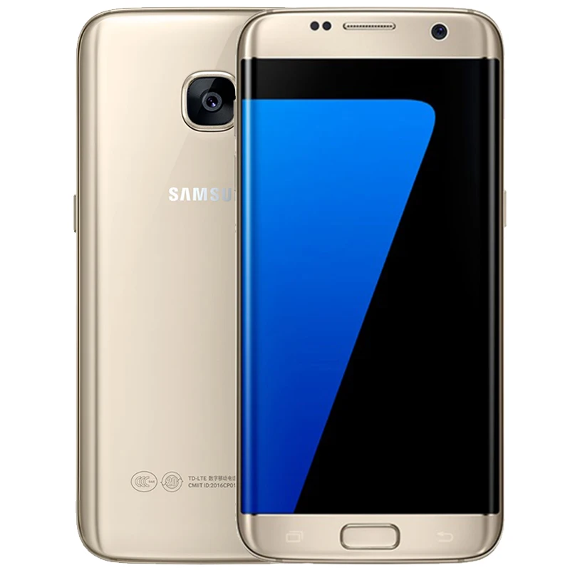 Смартфон samsung Galaxy S7 Edge G935F и G935V 5,5 ''4 Гб ОЗУ 32 Гб ПЗУ одноsim NFC 12MP 4G LTE мобильный телефон - Цвет: Gold