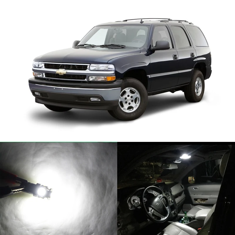 2000-2006 Chevrolet Tahoe White Led Interior Package Kits