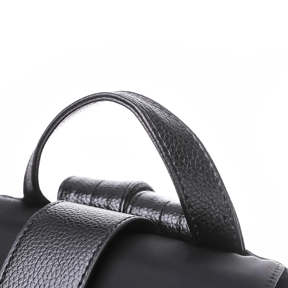 Женский модный рюкзак, школьные сумки для девочек-подростков, нейлоновый дизайн на молнии, черный женский рюкзак Mochila, женский рюкзак Sac A Dos/0,8