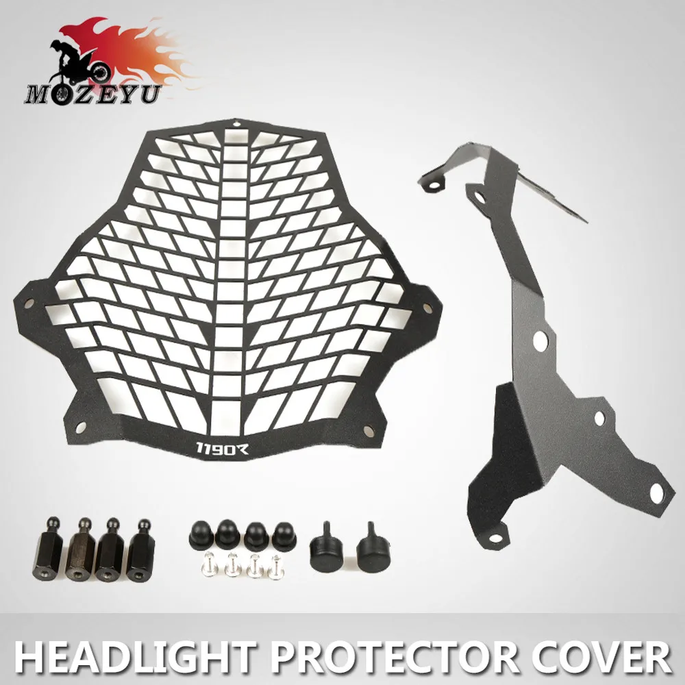 

For KTM 1190R 1190 Adventure 2013-2018 2017 2016 Motorcycle Accessories Headlight Head Lamp Light Grille Guard Cover Protector