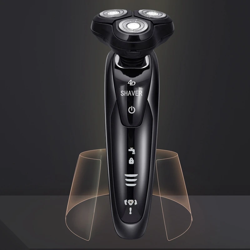 Мужская 4D электробритва 4 в 1 триммер для бороды перезаряжаемая Бритва для мужчин станок для бритья уход за лицом электрическая бритва