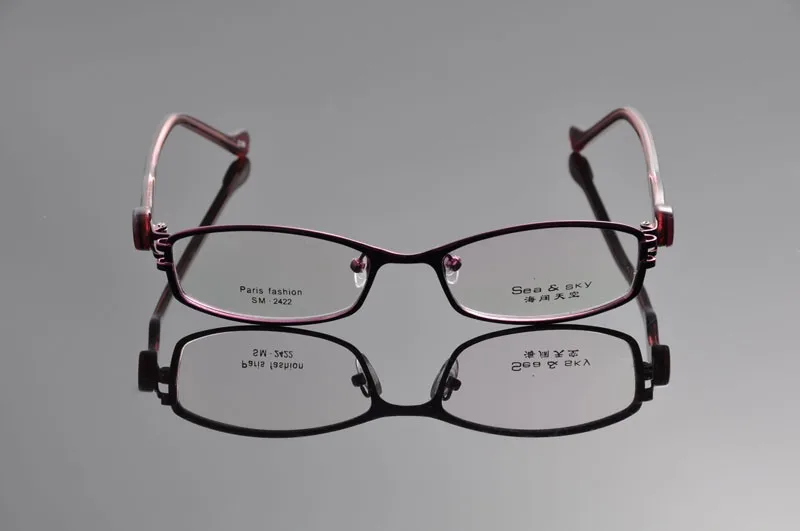 DEDING женские Полностью металлические оптические очки для близорукости оправа без рецепта линзы очки для женщин DD1147