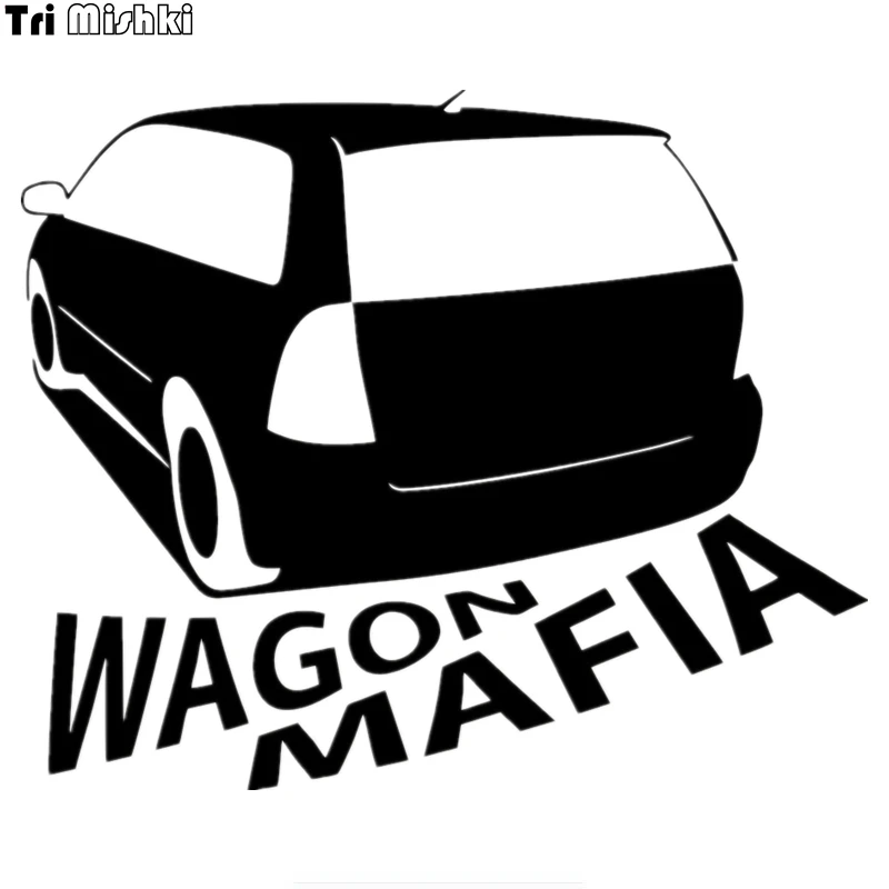 Tri Mishki HZX200 15*18.1см Fielder wagon mafia Филдер вагон мафия наклейки на авто виниловые