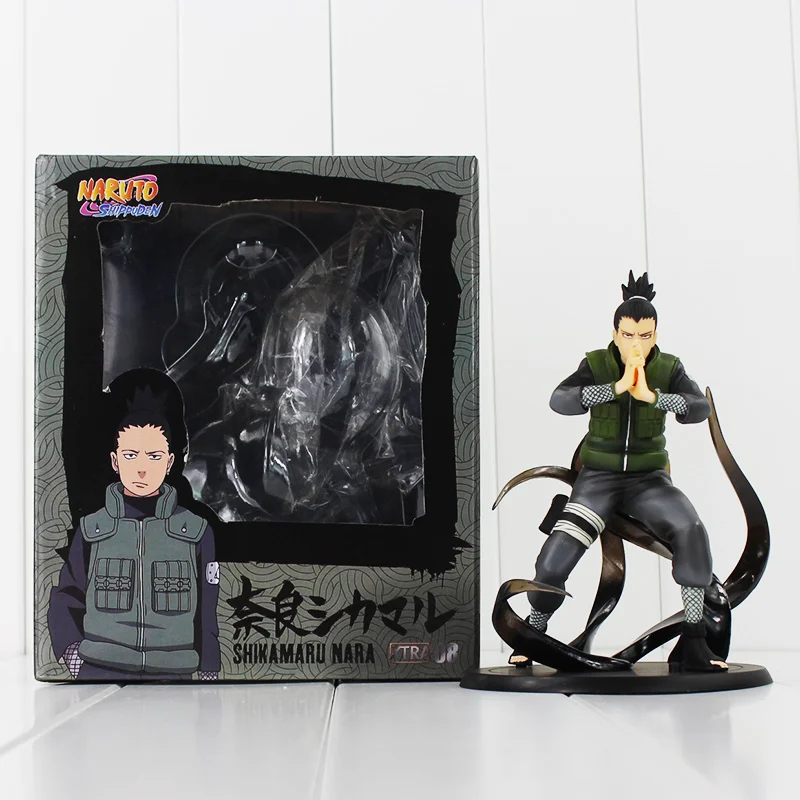 

Naruto Action Figures Nara Shikamaru Shippuden Movie Naruto Figure PVC Toys with box