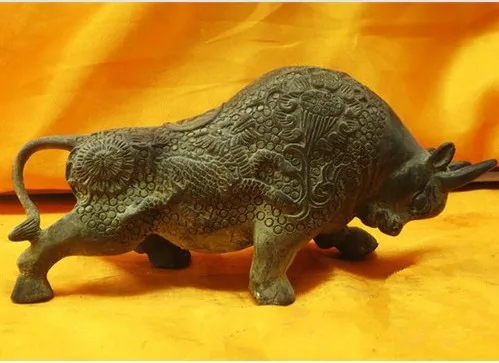 

Metal Crafts Rare Chinese antique bronze Cow/OX Statue fast SHIPPING