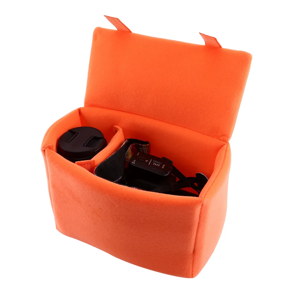 

Portable DLSR Camera Insert Bag Partition Inner Padded Bag Protective DSLR Case Camera Bag For DSLR SLR Camera