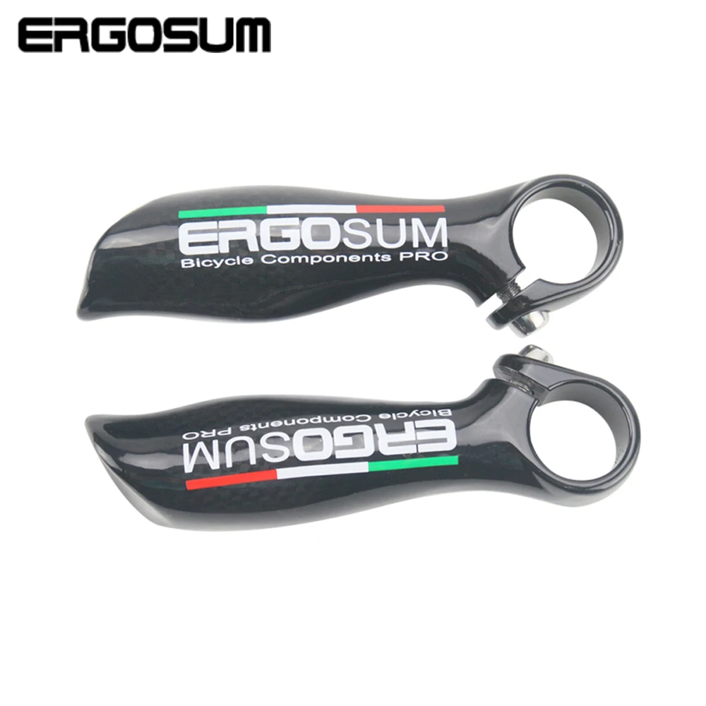 Small Auxiliary Handlebar 3K Carbon Bar Ends ERGOS...