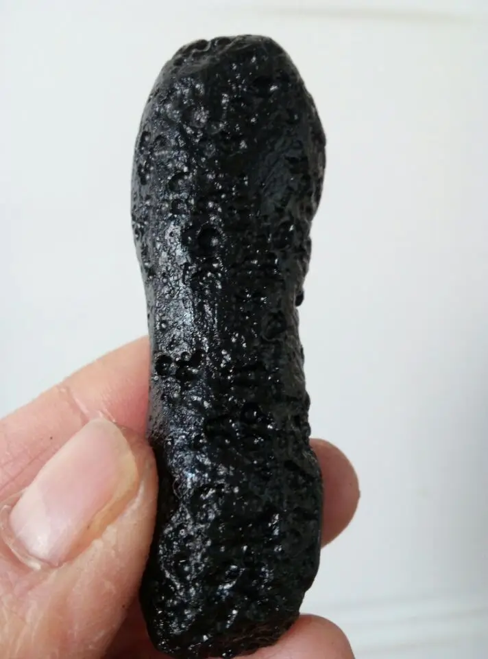 

3.0" Natural Black Meteorites & Tektites Jewelry Specimens