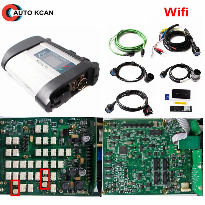 

A+++ Quality Full Chip MB STAR C4 /Star C5 with HDD MB SD Connect Diagnostic Tool with WIFI Function for 12V&24V DHL Free