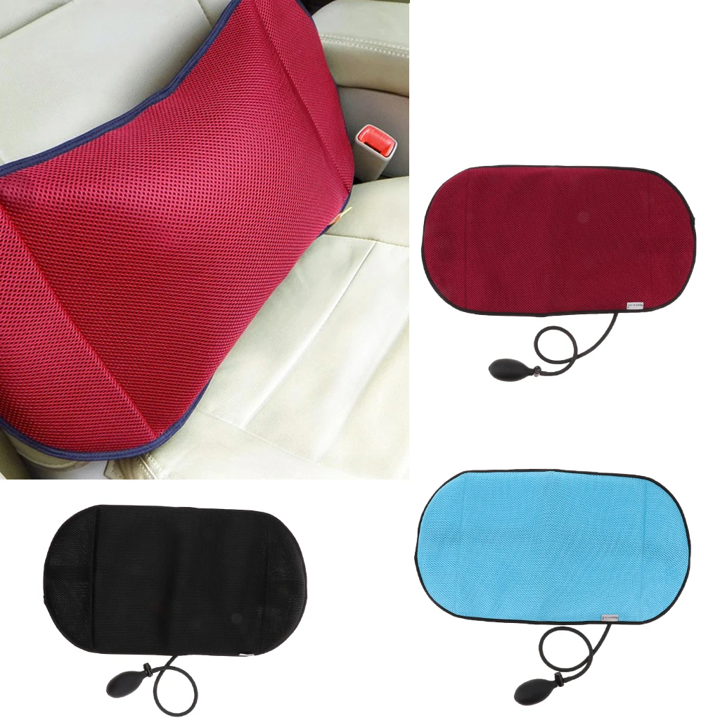 Breathable Air Inflatable Everlasting Comfort Back Cushion - Lumbar Support Pillow for Home, Office, Car Chair