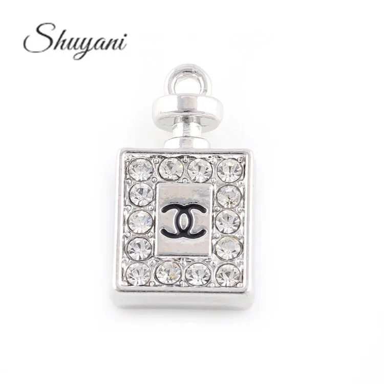 20PCS-Alloy-Perfume-Bottle-Silver-Gold-Floating-Crystal-Charms-Pendant-fit-Necklaces-Bracelet-DIY-Female-Jewelry