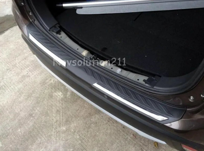 

Car Rear Trunk Bumper Plate Cover Trim For Mitsubishi Outlander 2016 2017 Car Styling Auto Accessories