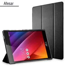 Cubierta ultraslim para asus zenpad s 8.0 z580c z580ca case-soporte libro de cubierta de cuero en folio case para asus zenpad s 8.0 z580 tablet