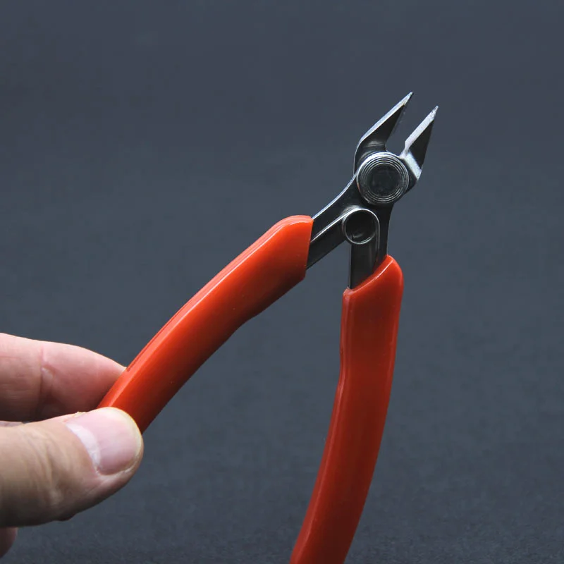 

Electronic Cigarette Accessories 5 inch Red Electrical Wire Cable Cutters Cutting Side Snips Flush Pliers Nipper Hand Tools vape